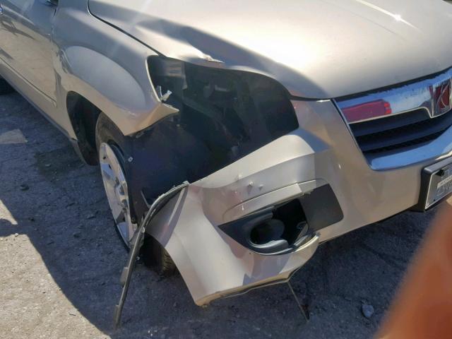 5GZEV23D39J204735 - 2009 SATURN OUTLOOK XR ოქროსფერი ფოტო 9