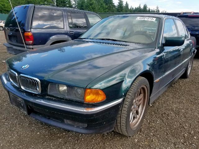 WBAGF8321WDL53032 - 1998 BMW 740 I AUTO GREEN photo 2