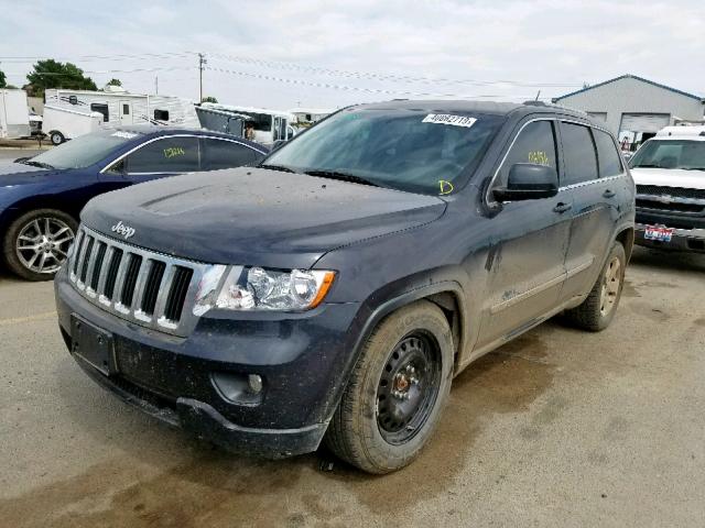 1C4RJFAG4DC644382 - 2013 JEEP GRAND CHER GRAY photo 2