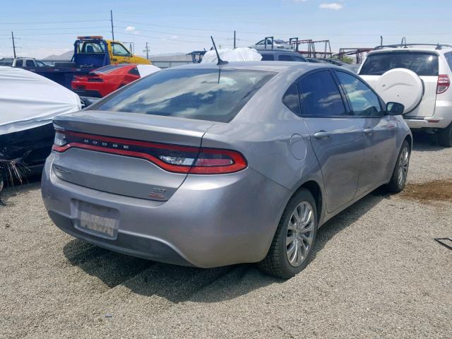 1C3CDFBB1ED867981 - 2014 DODGE DART SXT SILVER photo 4