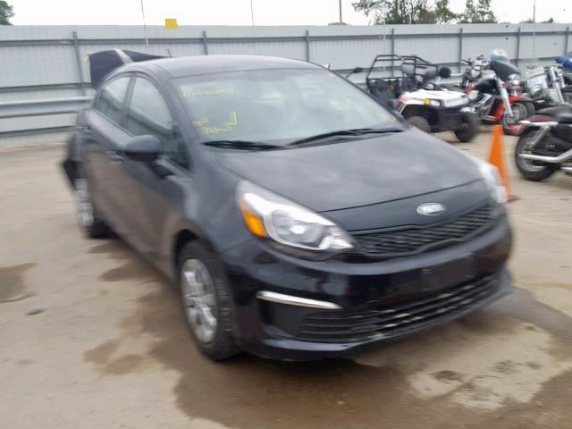 KNADM4A35H6016626 - 2017 KIA RIO LX BLACK photo 1