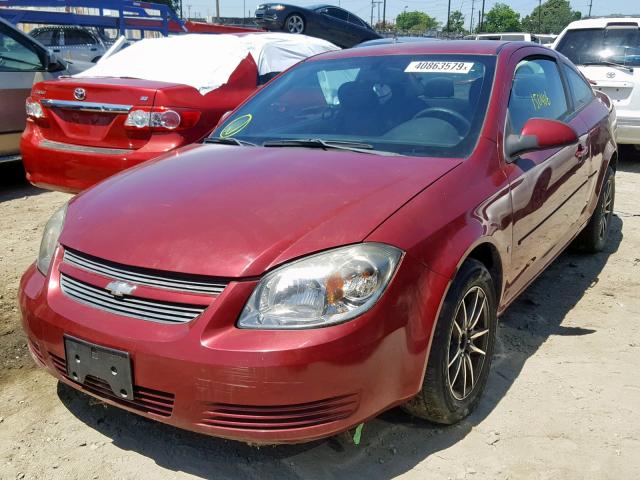 1G1AT18HX97225986 - 2009 CHEVROLET COBALT LT BURGUNDY photo 2