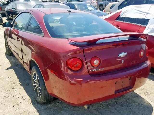 1G1AT18HX97225986 - 2009 CHEVROLET COBALT LT BURGUNDY photo 3