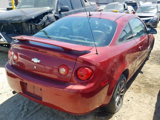 1G1AT18HX97225986 - 2009 CHEVROLET COBALT LT BURGUNDY photo 4