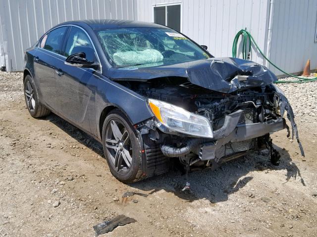 2G4GS5EV9D9137293 - 2013 BUICK REGAL PREM GRAY photo 1