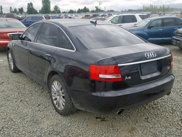 WAUDH74F86N104150 - 2006 AUDI A6 3.2 QUA BLACK photo 3