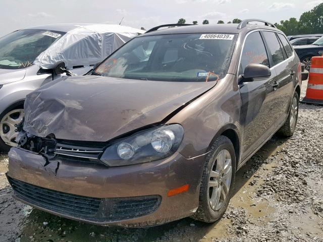 3VWPL7AJ5BM649294 - 2011 VOLKSWAGEN JETTA TDI BROWN photo 2