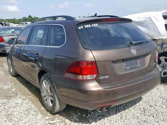 3VWPL7AJ5BM649294 - 2011 VOLKSWAGEN JETTA TDI BROWN photo 3