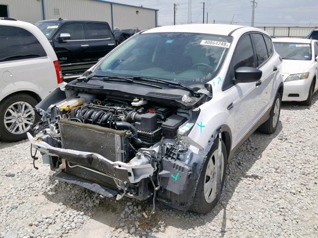 1FMCU0F7XEUA21665 - 2014 FORD ESCAPE S WHITE photo 2