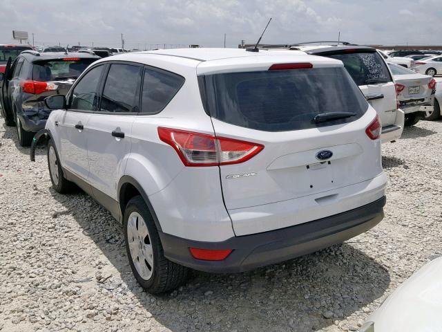 1FMCU0F7XEUA21665 - 2014 FORD ESCAPE S WHITE photo 3