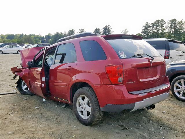 2CKDL73F266041417 - 2006 PONTIAC TORRENT RED photo 3