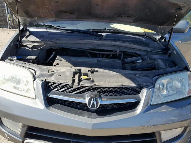 2HNYD18242H526370 - 2002 ACURA MDX SILVER photo 7