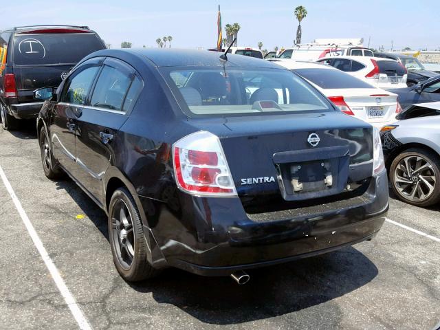 3N1AB61E58L661116 - 2008 NISSAN SENTRA 2.0 BLACK photo 3