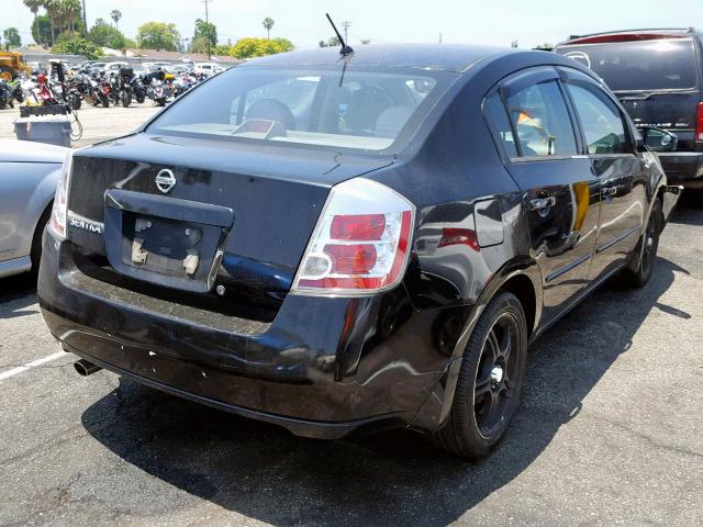 3N1AB61E58L661116 - 2008 NISSAN SENTRA 2.0 BLACK photo 4