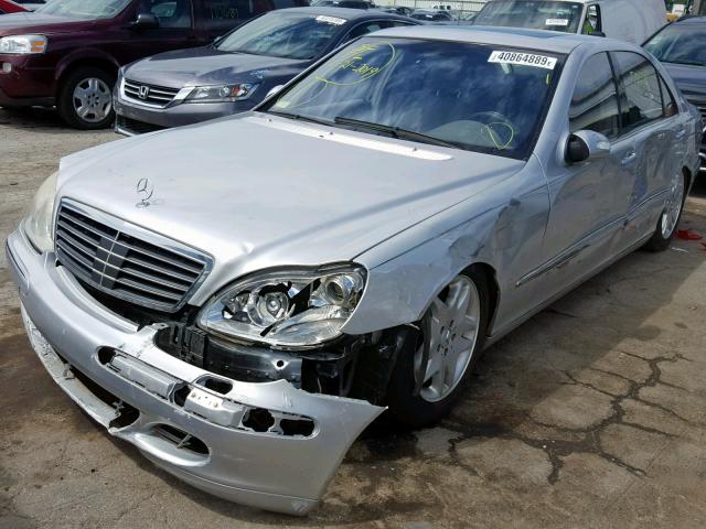 WDBNG75J63A337555 - 2003 MERCEDES-BENZ S 500 SILVER photo 2