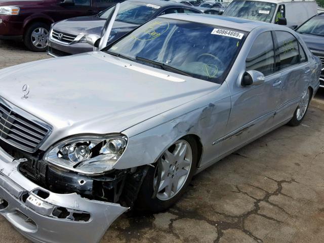 WDBNG75J63A337555 - 2003 MERCEDES-BENZ S 500 SILVER photo 9