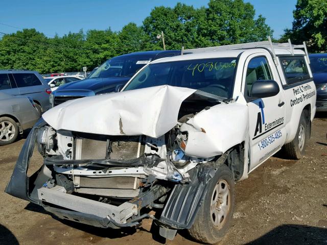 5TFNX4CNXEX039838 - 2014 TOYOTA TACOMA WHITE photo 2