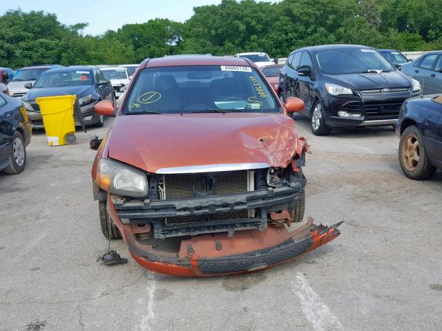 KNAFE121485013451 - 2008 KIA SPECTRA EX ORANGE photo 9