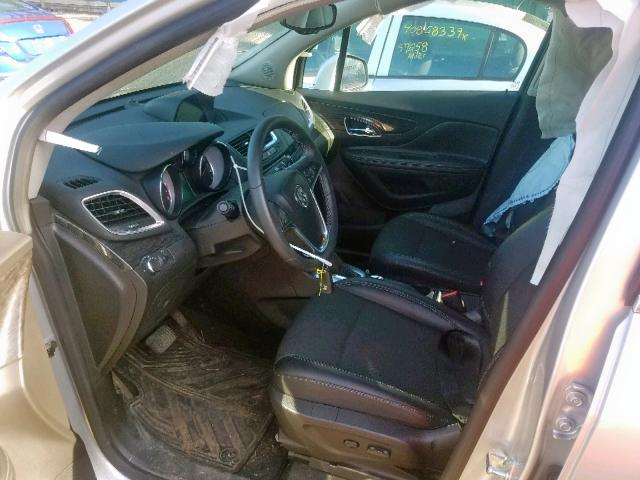 KL4CJASB3EB633905 - 2014 BUICK ENCORE SILVER photo 5