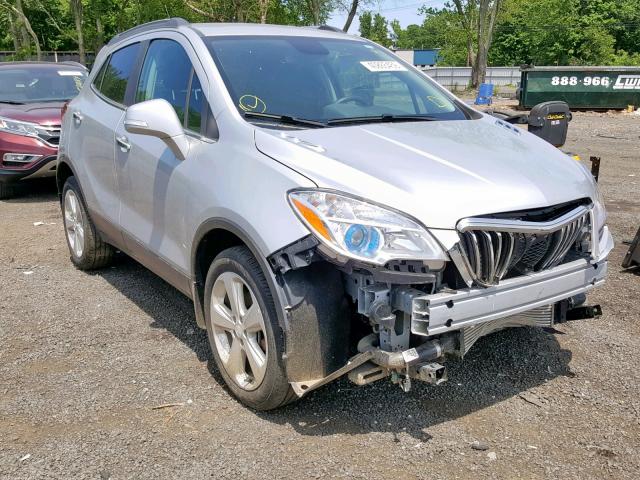 KL4CJASB5GB665094 - 2016 BUICK ENCORE SILVER photo 1