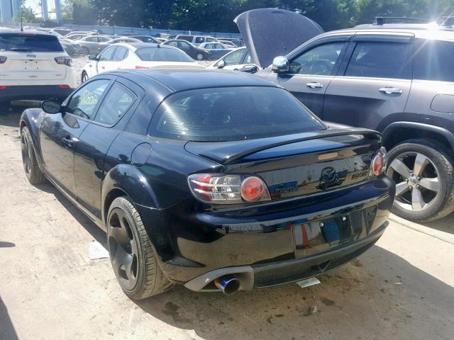 JM1FE173480215264 - 2008 MAZDA RX8 BLACK photo 3