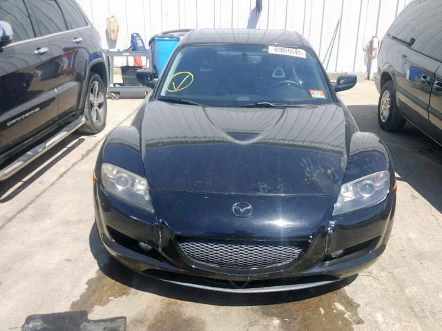 JM1FE173480215264 - 2008 MAZDA RX8 BLACK photo 9