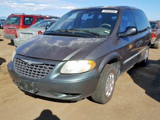 1C4GJ25B33B213499 - 2003 CHRYSLER VOYAGER BLUE photo 2