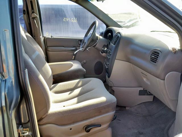 1C4GJ25B33B213499 - 2003 CHRYSLER VOYAGER BLUE photo 5