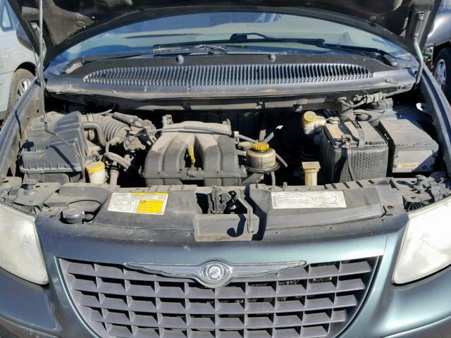 1C4GJ25B33B213499 - 2003 CHRYSLER VOYAGER BLUE photo 7