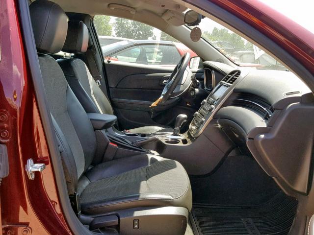 1G11C5SL5FF283610 - 2015 CHEVROLET MALIBU 1LT 勃艮第红 照片 5
