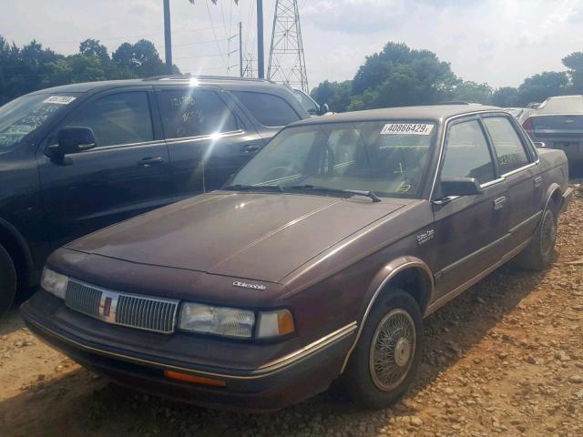1G3AJ51N6KG340952 - 1989 OLDSMOBILE CUTLASS CI 棕色 照片 2