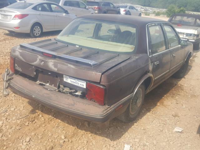 1G3AJ51N6KG340952 - 1989 OLDSMOBILE CUTLASS CI 棕色 照片 4