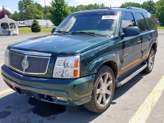 1GYEK63N13R294058 - 2003 CADILLAC ESCALADE L GREEN photo 2