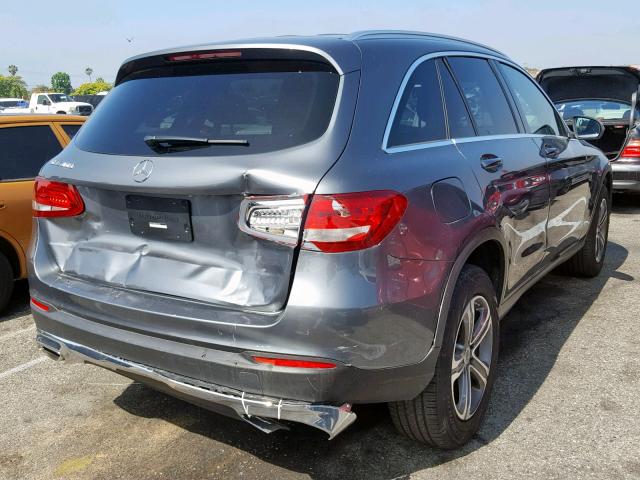 WDC0G4JB8JV024497 - 2018 MERCEDES-BENZ GLC 300 GRAY photo 4