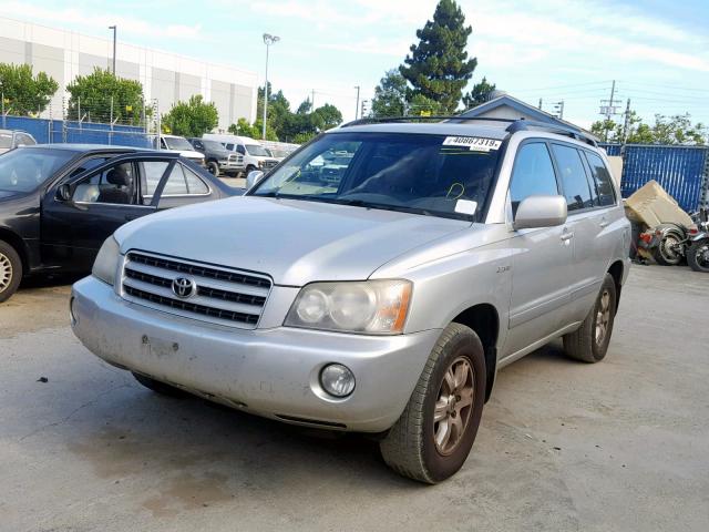 JTEGF21A430112686 - 2003 TOYOTA HIGHLANDER SILVER photo 2