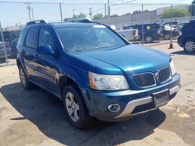 2CKDL63F576058501 - 2007 PONTIAC TORRENT BLUE photo 1