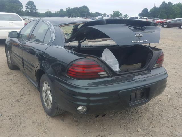 1G2NF52T41M635665 - 2001 PONTIAC GRAND AM S GREEN photo 3