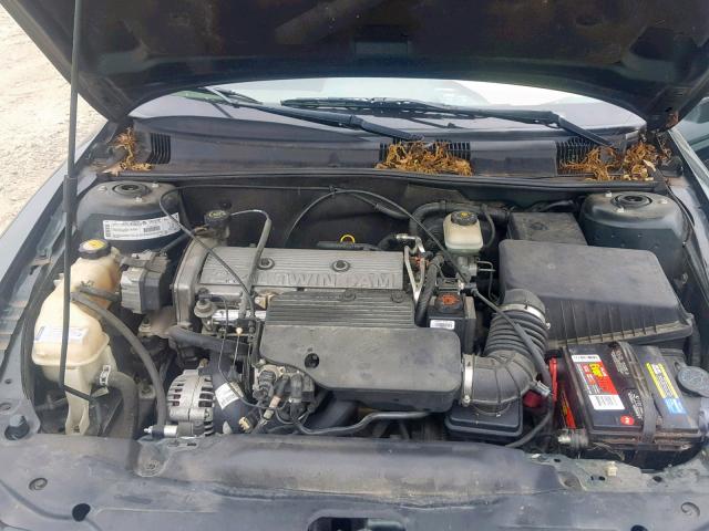 1G2NF52T41M635665 - 2001 PONTIAC GRAND AM S GREEN photo 7