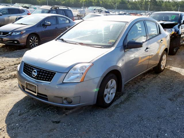 3N1AB61E98L640978 - 2008 NISSAN SENTRA 2.0 GRAY photo 2