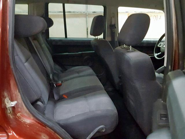 1J8HG48K48C232938 - 2008 JEEP COMMANDER RED photo 6