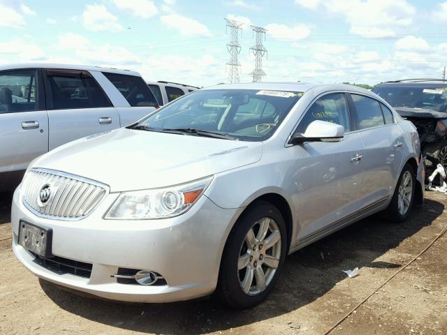 1G4GC5EG5AF176433 - 2010 BUICK LACROSSE C SILVER photo 2