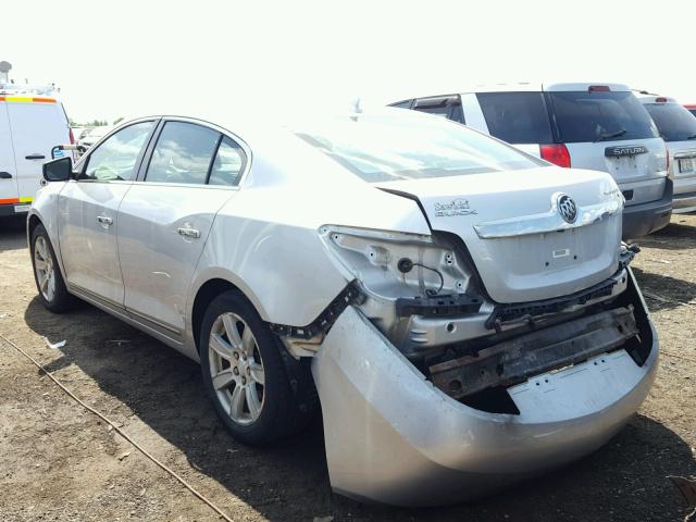 1G4GC5EG5AF176433 - 2010 BUICK LACROSSE C SILVER photo 3