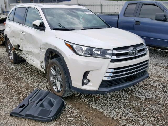 5TDDZRFH7JS825623 - 2018 TOYOTA HIGHLANDER WHITE photo 1