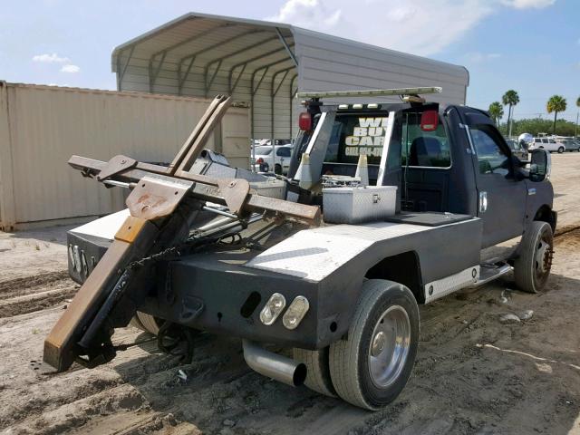 1FDAF56PX6EB42089 - 2006 FORD F550 SUPER BLACK photo 4