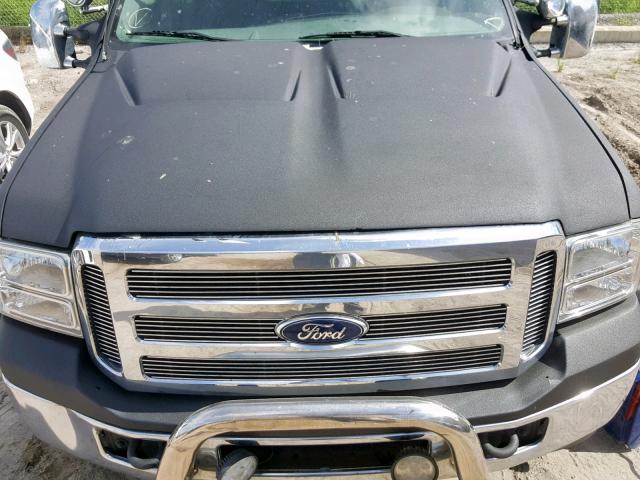 1FDAF56PX6EB42089 - 2006 FORD F550 SUPER BLACK photo 7