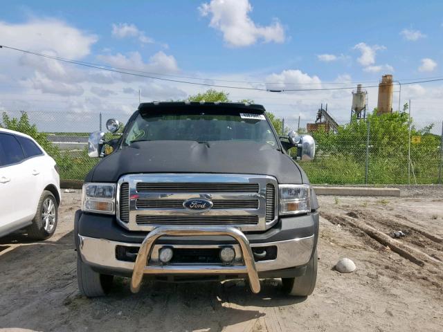 1FDAF56PX6EB42089 - 2006 FORD F550 SUPER BLACK photo 9