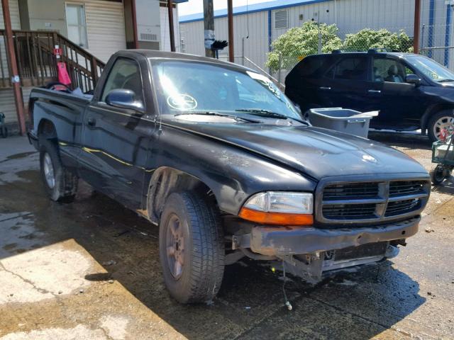 1B7FL36N42S505066 - 2002 DODGE DAKOTA SPO BLACK photo 1