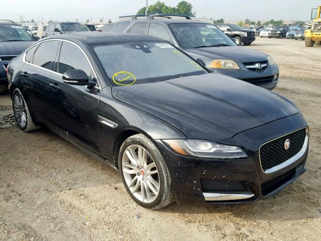 SAJBE4BV5GCY07523 - 2016 JAGUAR XF PRESTIG BLACK photo 1