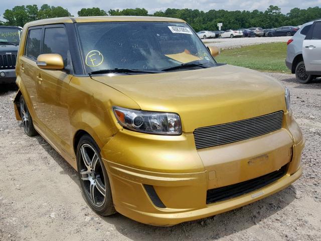 JTLKE50E381057063 - 2008 TOYOTA SCION XB 金色 照片 1