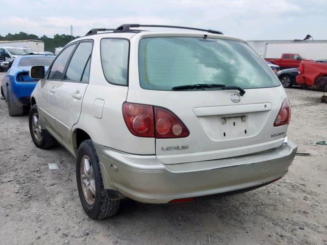 JT6GF10U2Y0063657 - 2000 LEXUS RX 300 WHITE photo 3